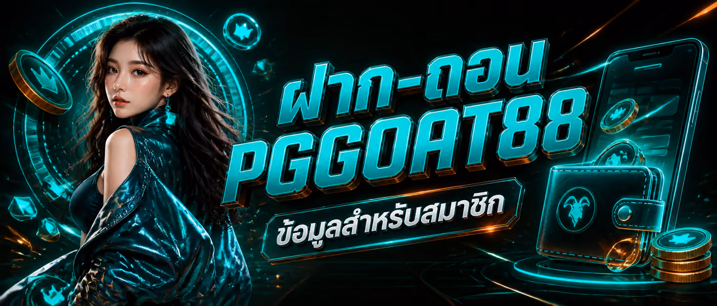ฝาก-ถอน PGGOAT88 ข้อมูลสำหรับสมาชิก